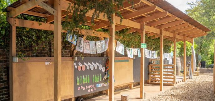 Liberty Nursery outdoor classroom
