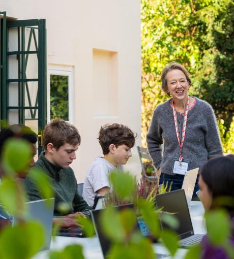 outdoor learning Ivy Lodeg Secondary students